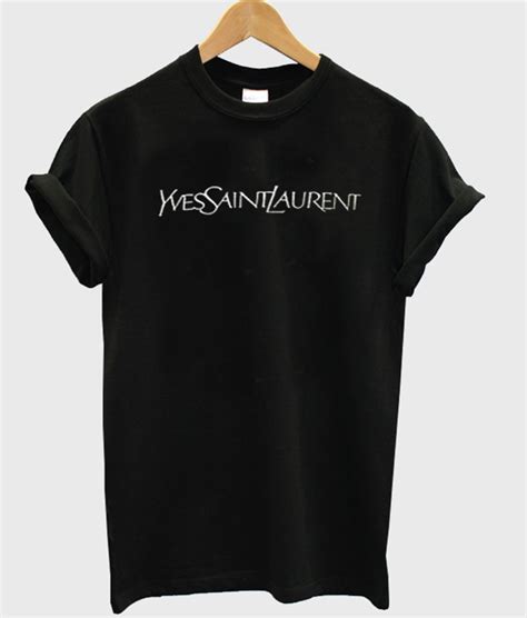 t shirt yves saint laurent damen|saint laurent graphic t shirt.